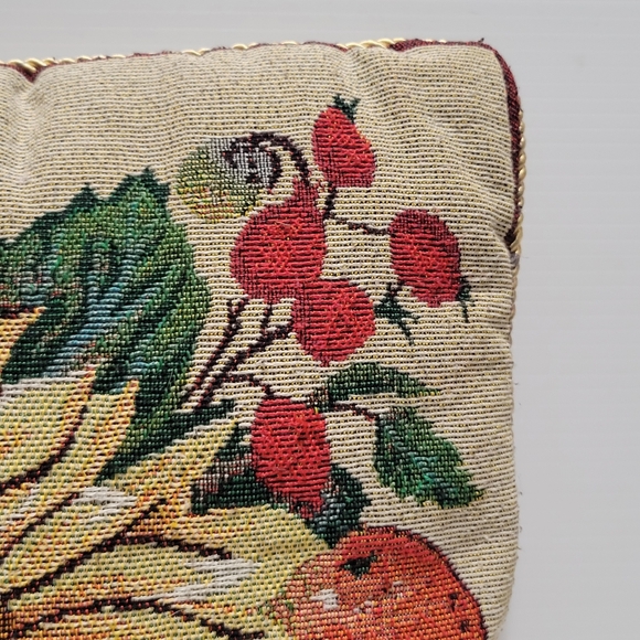 Sunflower  tapestry throw decorative pillow 15 x 14, interchangeable - Picture 6 of 13